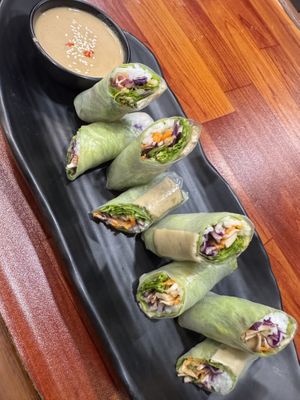 Vegan summer roles  at MOON CHAY in Central Singapore
