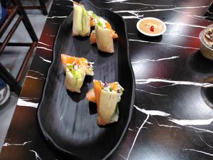 Moon chay rolls at MOON CHAY in Central Singapore