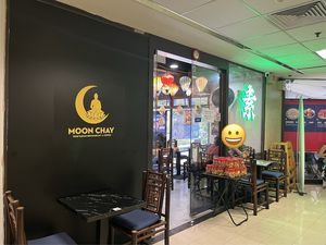 On the 1st floor (one level up from ground)  at MOON CHAY in Central Singapore