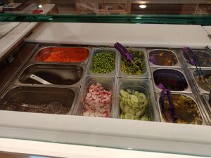 Part of the vegetables at Pokawa in Blois