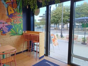 Inside at Pokawa in Blois