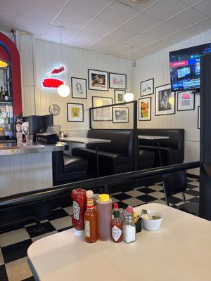   at Lucky's Café in Dallas