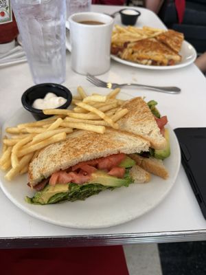 Tofu blt   at Lucky's Café in Dallas