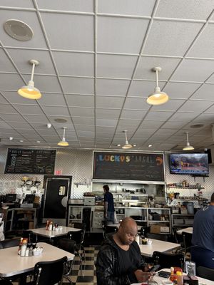 Interior   at Lucky's Café in Dallas