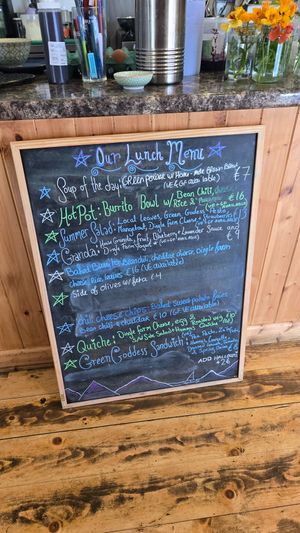 Menu at Púca in Dingle