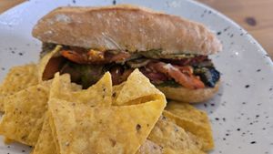 Green goddess sandwich at Púca in Dingle