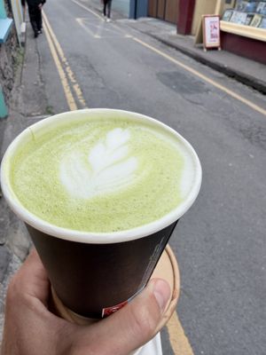 Matcha latte  at Púca in Dingle