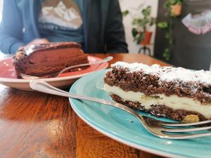 Cakes 😍 at Avocado Vegan Bistro in Gdansk