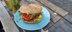 Pasta jajecnza z tofu at Avocado Vegan Bistro in Gdansk