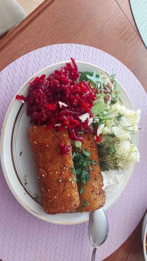 Croquetts at Avocado Vegan Bistro in Gdansk
