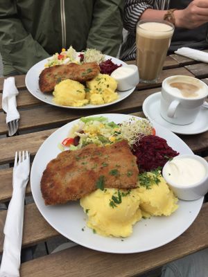 Schabowy at Avocado Vegan Bistro in Gdansk