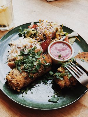 Croquettes!! at Avocado Vegan Bistro in Gdansk