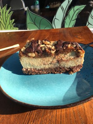 Fingerlicking good - snickers at Avocado Vegan Bistro in Gdansk