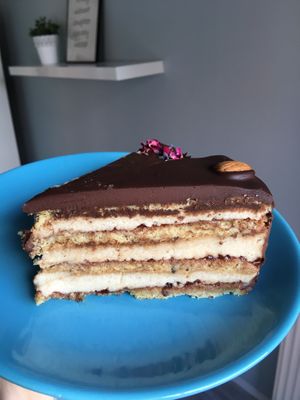 Agawnik in front at Avocado Vegan Bistro in Gdansk