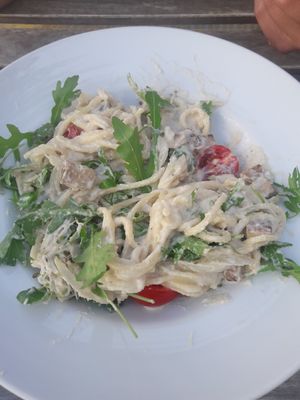 Carbonara 2 at Avocado Vegan Bistro in Gdansk