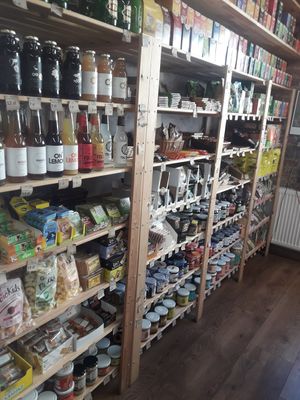 Drinks, chocolate etc at Avocado Vegan Bistro in Gdansk