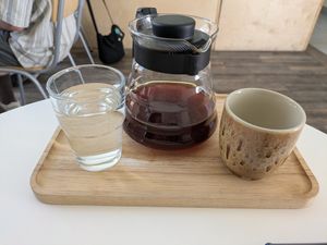 V60 coffee at DAMKA • cafè & bakery in Krakow
