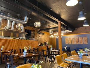 Main interior space at Tasty Experience Bistro in Worcester