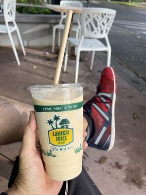 Post run treat!!  at Lanikai Juice in Kailua