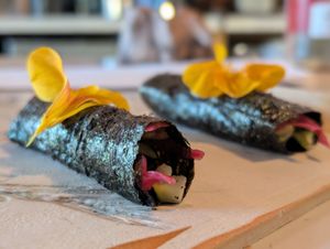 Amuse bouche at Eden Hill Restaurant in Seattle
