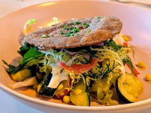 Deconstructed tamale(?) at Eden Hill Restaurant in Seattle