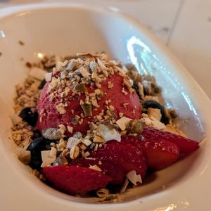 Sorbet at Eden Hill Restaurant in Seattle