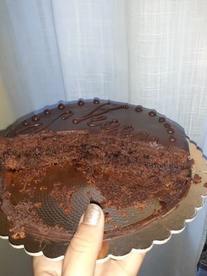 vegan sacher at Ceccolinibio in Ravenna