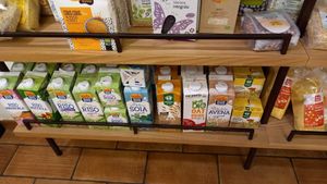 plant milk to buy at Ceccolinibio in Ravenna