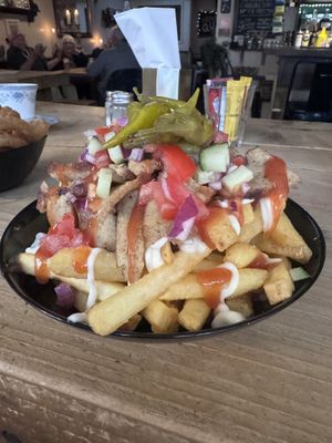 A traditional healthy Scottish dish   at The Hutch at The Hatter in Edinburgh