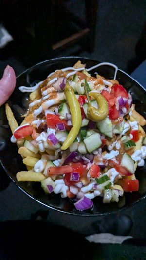Shawarma Fries at The Hutch at The Hatter in Edinburgh