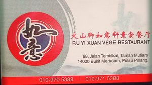  at Ru Yi Xuan Restaurant - 大山脚如意轩素食餐厅 in Bukit Mertajam