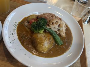 Vegetable curryy  at Natural Food Dining LOHAS in Sapporo