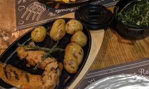 Alheira vegetariana. at Cávado in Paredes