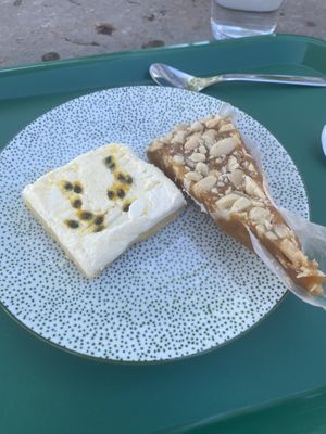 Very sweet but so good  at Hjulets Cafe in Goetene