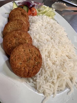 Falafel talrik #Veganuary at Tuggets Pizzeria in Gothenburg