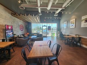 Inside of shop at Z's Good Vibez Juice Bar in Allen