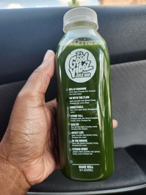 Go With The Flow juice at Z's Good Vibez Juice Bar in Allen