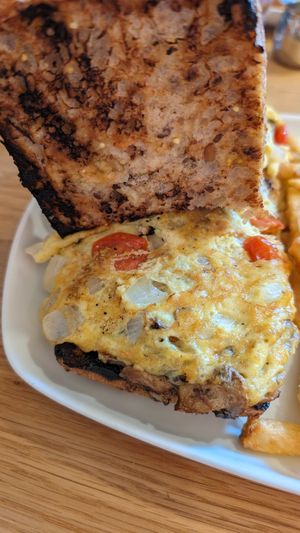 Breakfast sandwich at Carnegie Diner & Café   in Vienna