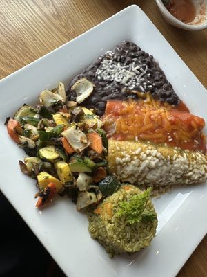 Vegan enchiladas  at Manny's Uptown Tex-Mex  in Sachse