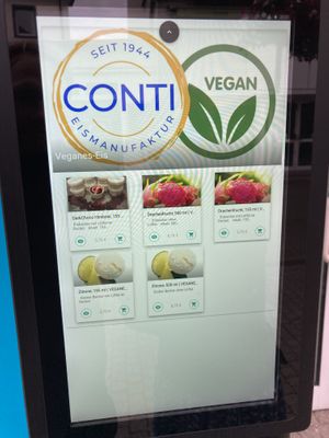 Vegan options  at Eisautomat Conti2Go - Vending Machine in Schwelm