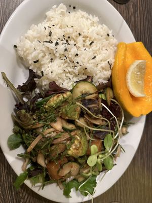 Vegan Poke  at Island Vintage Coffee in Kapolei