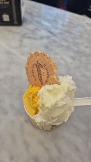 Coppetta mango e lime at Lucciano's in Rome