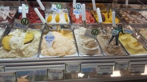 vegan flavours  at Festival del Gelato in Florence