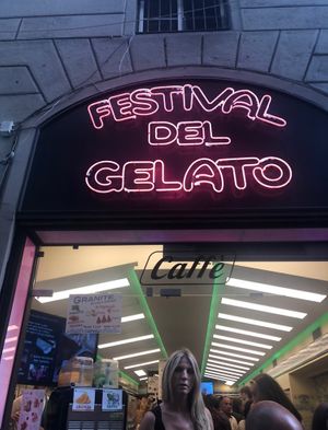 In the heart of Florence! 💞 at Festival del Gelato in Florence
