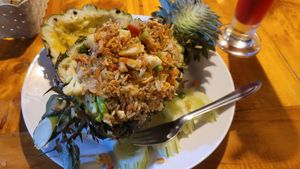 Pineapple fried rice! at Papaya Restaurant in Ao Nang