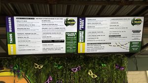 Items with a ‘V’ are either vegan or can be made vegan  at Kelly's Coastal Cabana in Mandeville