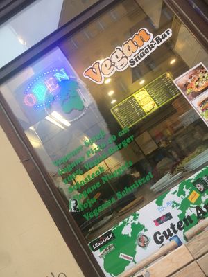 Vegan options at Shahia in Leipzig