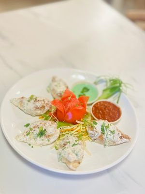 Vegetarian Dumpling - Afgani Momos at Delhi Darbar Kitchen Singapore in East Singapore