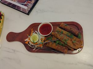 Vegetable Seekh Kebab - Highly recommended for kids at Delhi Darbar Kitchen Singapore in East Singapore