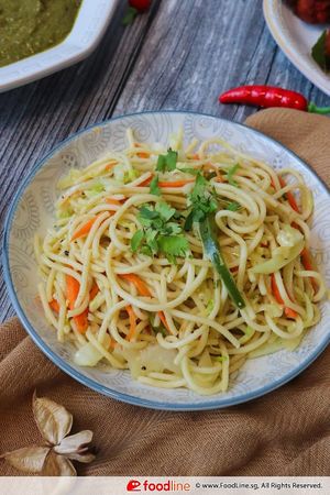 Indo Chinese Vegetarian Noodles at Delhi Darbar Kitchen Singapore in East Singapore